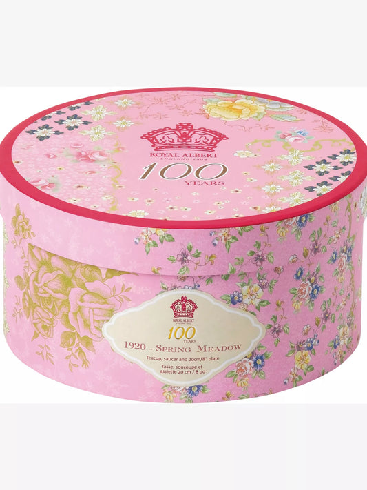 Royal Albert - 100 Years Spring Meadow 3-Piece Tea Set (1920s)