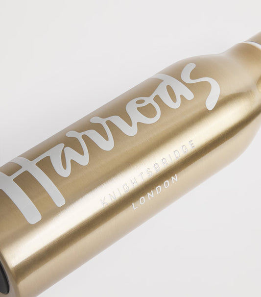 Harrods - Metal Logo Water Bottle (450ml)