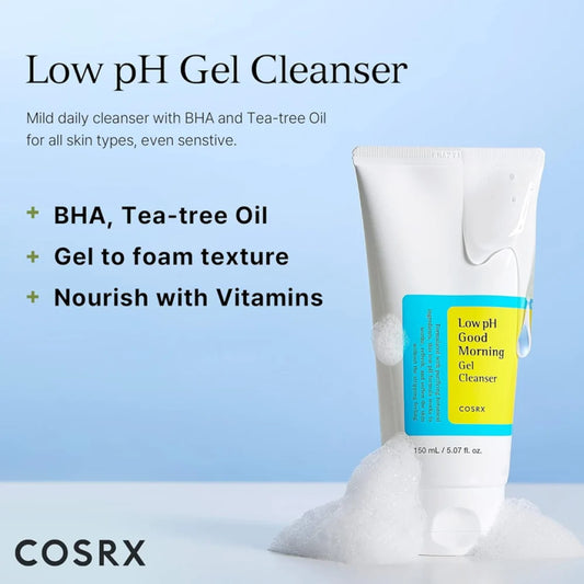 COSRX - Low pH Good Morning Gel Cleanser