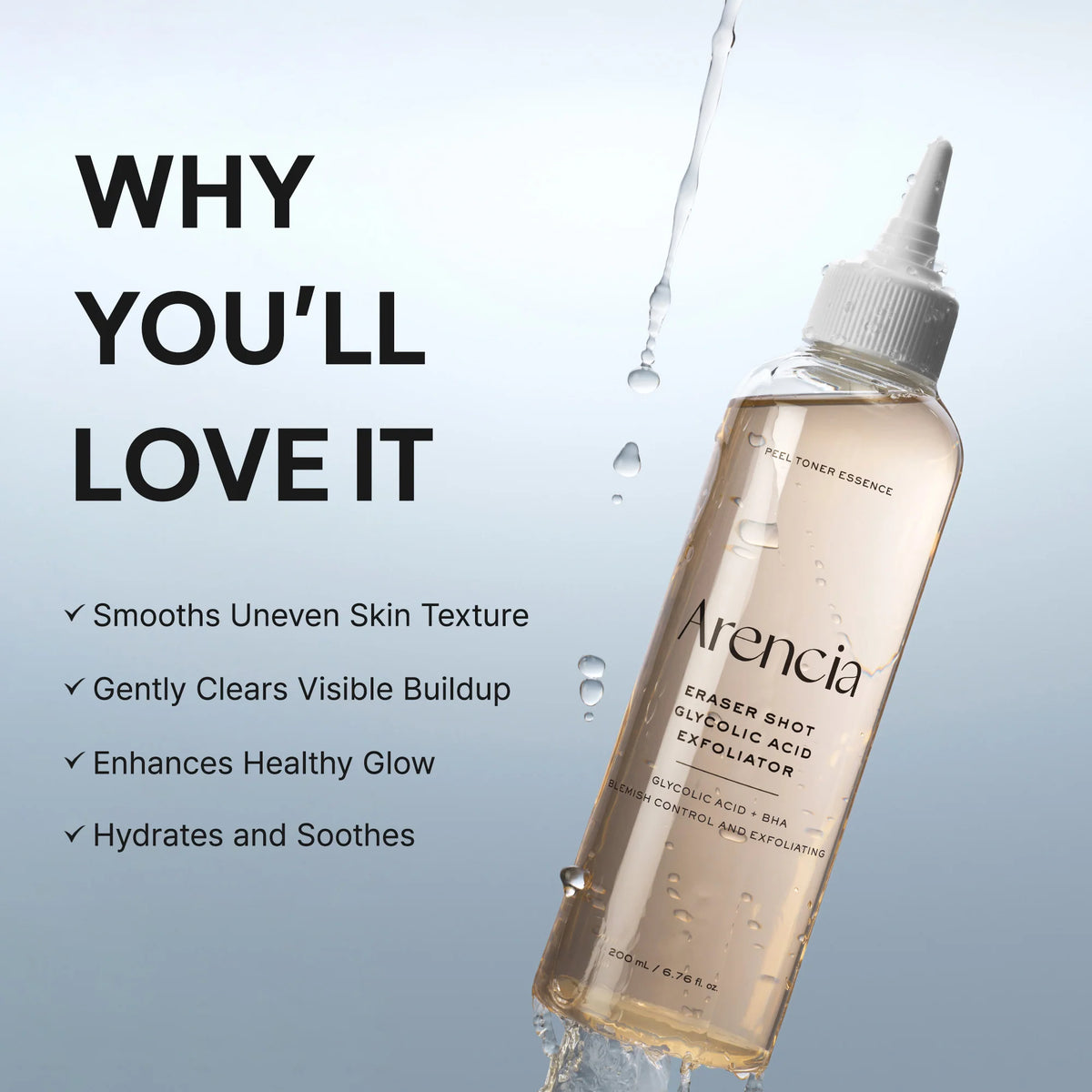 ARENCIA - Eraser Shot Glycolic Acid Exfoliator