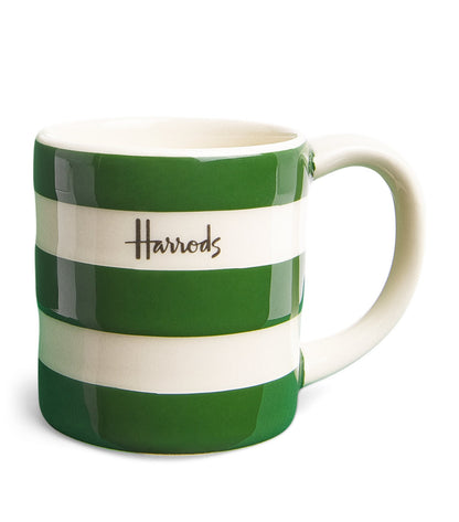 Harrods - Ceramic Cornish Stripe Espresso Cup (Green)
