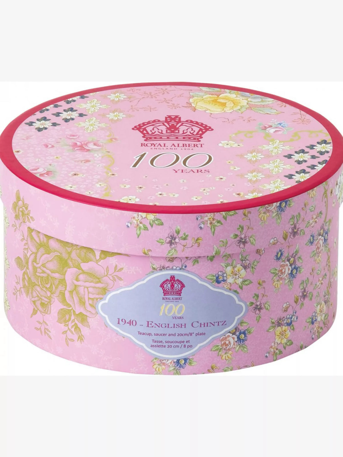 Royal Albert - 100 Years English Chintz 3-Piece Tea Set (1940s)
