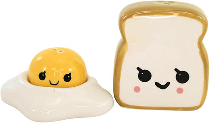 Egg and Toast Salt and Pepper Shakers