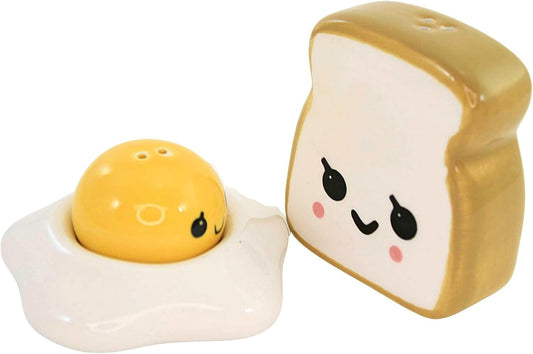 Egg and Toast Salt and Pepper Shakers