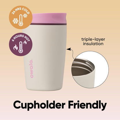 Owala SmoothSip Slider Insulated Stainless Steel Coffee Tumbler - 12 oz