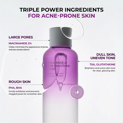 JUMISO - Niacinamide 2+ Pore Smoothing Toner